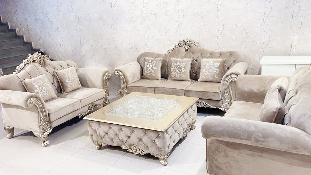Royal Brown Sofa Set